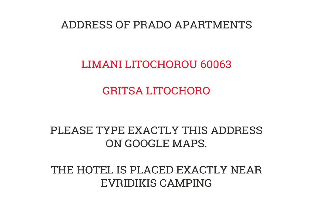 Prado Apartments Litochoro Exteriér fotografie